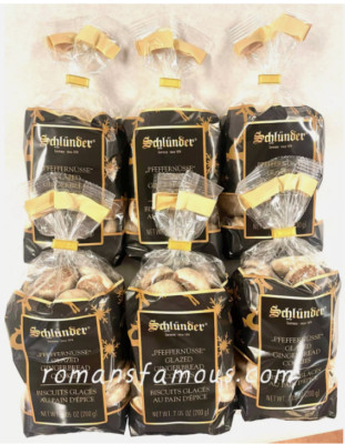  VALUE 6 PACK  Schlünder Traditional Pfeffernusse With Icing 6X200g $28