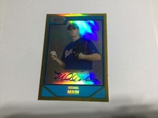 2007 Bowman Draft Chrome Picks Rookie Gold Refractor /50 Michael Main Auto