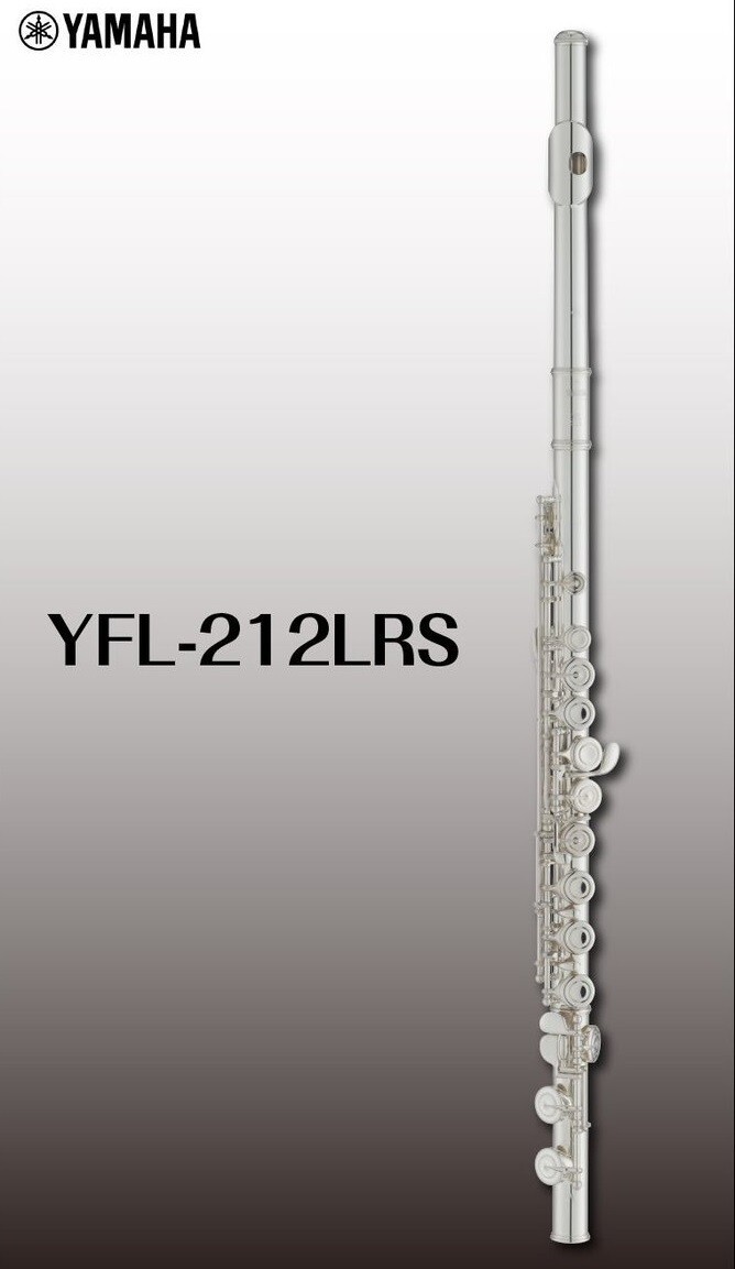Yamaha Flute Yfl-212lrs Standard E With Mechanism Lip Plate Silver 