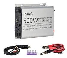 Pure sine Wave Inverter DC 12V Input and AC 110V Output with LCD Di... Fast Ship