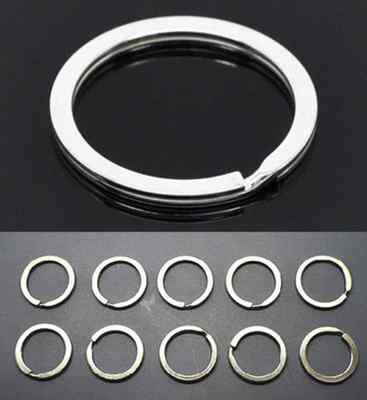 HEAVY DUTY Split Ring Stainless Steel 30mm (1.2 inch) diameter Silver