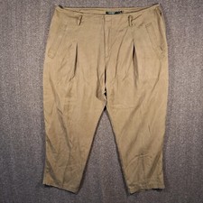 Lauren Ralph Lauren Pants Womens 18W Zip Fly 4 Pocket Belt Loops Lyocell Green