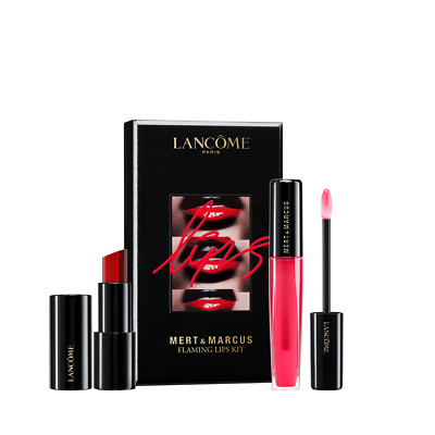 LANCÔME L'Absolu Rouge Lipcolor Flaming Lips Kit Mert & Marcus 02 Violet 11.7g
