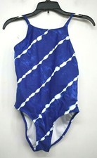 Zella Girls Crossover One Piece Swimsuit Tie Dye Print Crisscrossed Strap 10 45