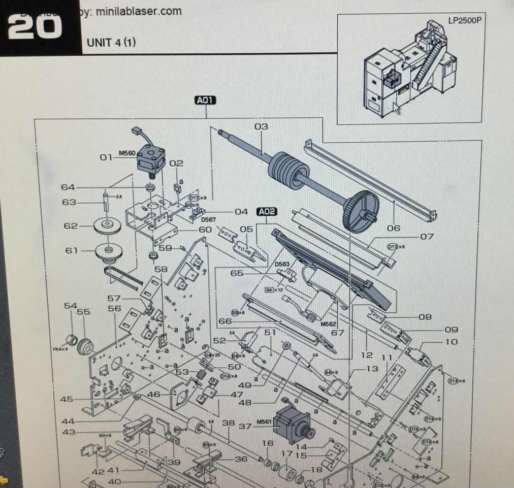 FUJI FRONTIER 390 PART 393C984313B PAPER CUTTER ASSEMBLY | eBay
