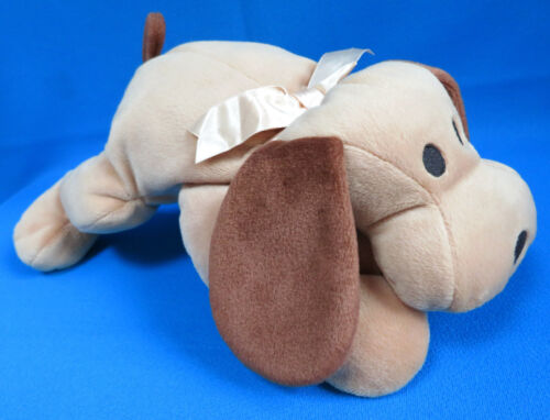 WOOF pillow pals 14" long brown PUPPY DOG soft toy TY BEANIE BUDDY vintage 1994 - Picture 6 of 8