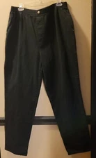 Seasons Petite Navy Blue Comfort Waist Faux Front Fly Pull On Pant WMNS Sz 38X29