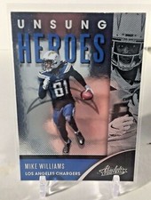 2020 Absolute Football - Mike Williams UNSUNG HEROES Foil Insert Chargers UH-MW