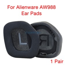 Replacement Polyester Ear Pads for Alienware AW988 Headphone