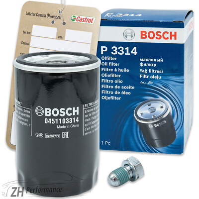 BOSCH Inspektionspaket Set für Audi VW Golf Passat Seat Ibiza Altea Skoda Fabia