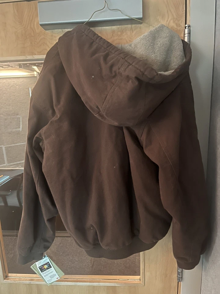 NEW-WITH-TAGS GANDER MOUNTAIN GUIDE SERIES WOMEN’S HOODED CANVAS JACKET BROWN XL - Image 2 of 3