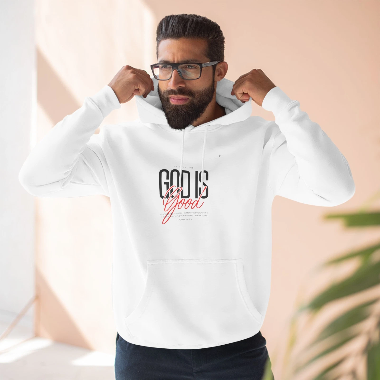Three-Panel Fleece Hoodie
Opens in a new window or tab
