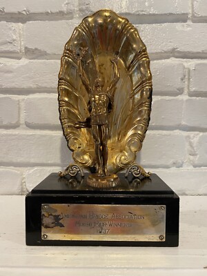 Antique 1936 US American Bridge Association Mixed Pair Winners Trophy