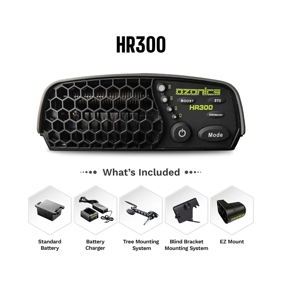 Ozonics HR300 Scent Eliminator | Ozone Generator for Hunting with Boost Outpu... - Image 2 of 4