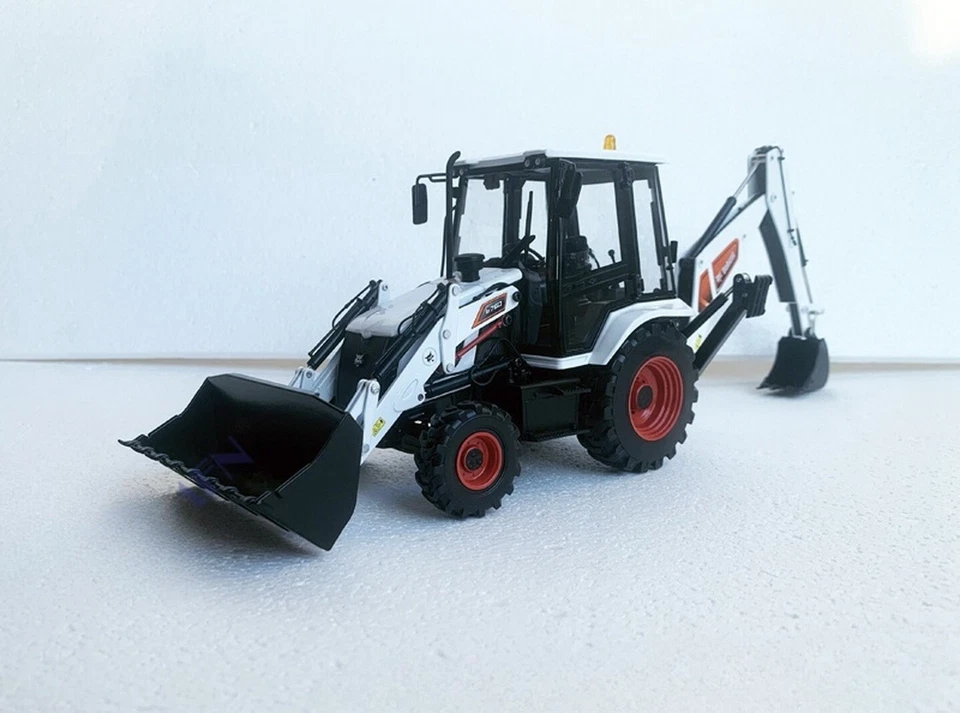 1/25 Scale Bobcat B760 Backhoe Loader Diecast Model Toy Collection Gift - Image 3 of 4