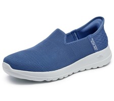 Skechers Women's Go Walk Joy Vela Hands Free Slip-Ins Sneaker, Blue, 8.5