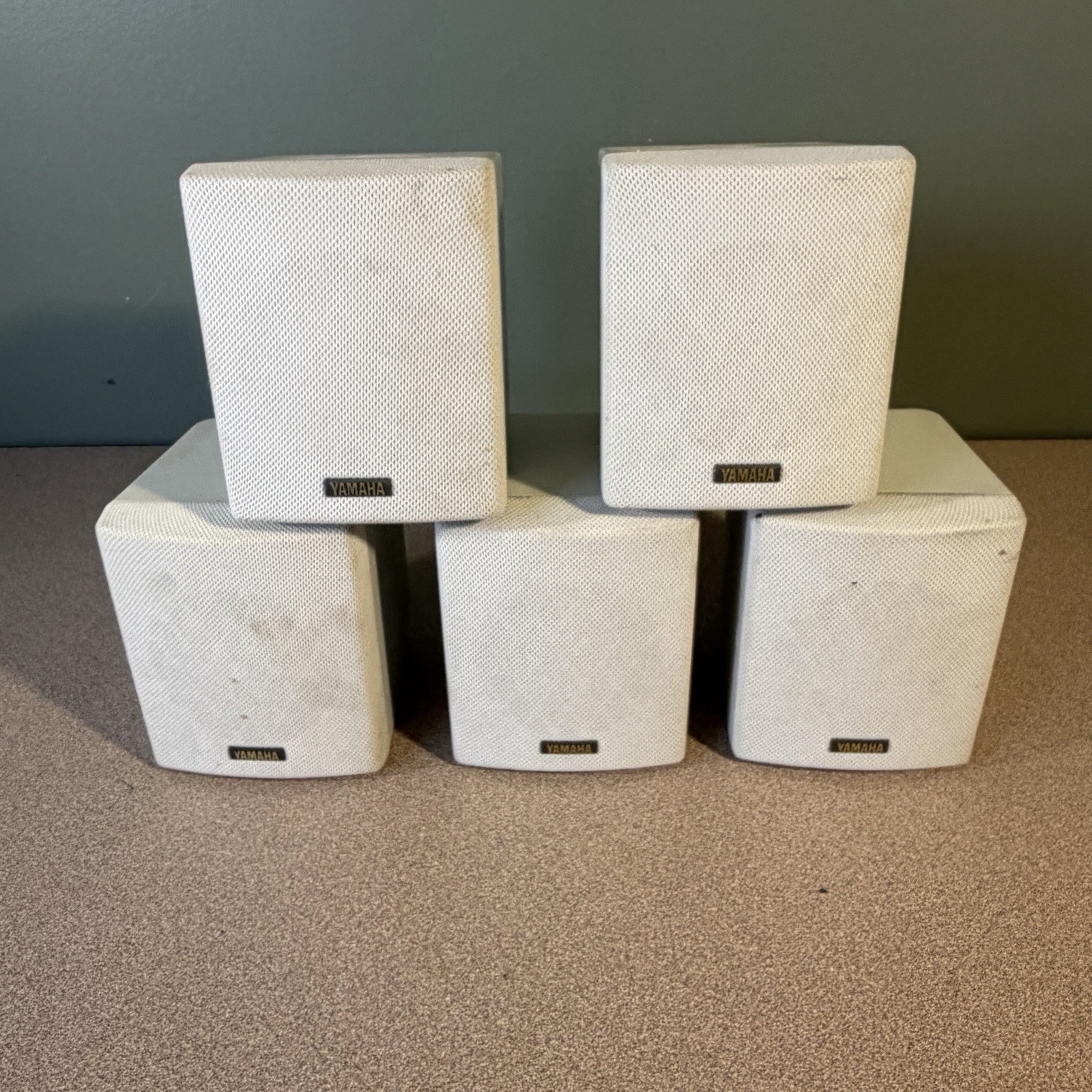 Speakers Light Gray Untested.