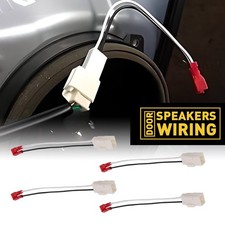 4pcs Door Speakers Wiring Harness Connector Adapter for Ram 1500 2500 3500 Dodge