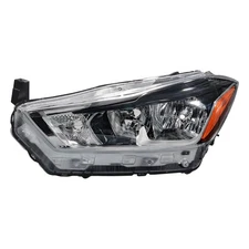 For 2018 2019 2020 Nissan Kicks S|SV Headlight Halogen Driver Side Chrome Clear