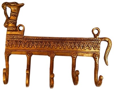 Brass Wall Hook 'Regal Camel' Vintage Design Coat Clothes Hanger 11734
