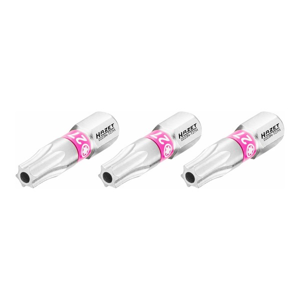 Hazet Bit 2223N-T27H/3 Sechskant Massiv 6,3 (1/4 Zoll) Tamper Resistant Tx-image