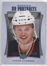2016 Upper Deck UD Portraits Rookie Platinum Blue Foil 25/25 Jacob Larsson i8h