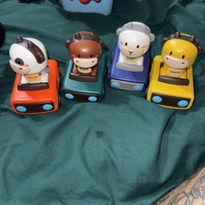 iPlay, iLearn Press to Go Car Toys for Toddlers 1-3, Baby Animal Racing Cars.