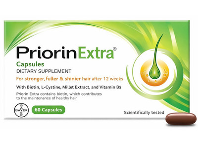 Priorin Extra Anti Haarausfall Behandlung mit Biotin & L-Cystein 60 Kapseln
