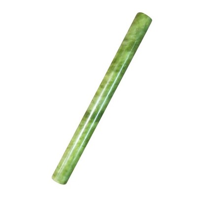 Jade Marble Rolling Pin 8.19 Inch Non-Stick Dough Roller for Dumplings Pasta ...