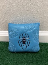 TaylorMade Spider ZT Mallet Putter Golf Head Cover Blue Used SAME DAY SHIP