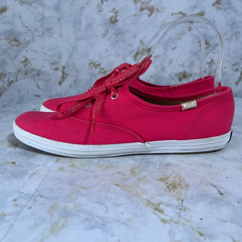 Keds Champion Women's Size 7.5 Shoes Pink White Comfort Casual Fashion Sneakers - Image 4 of 4