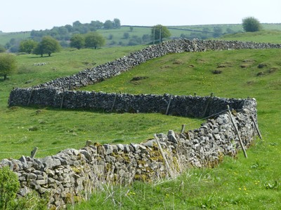 Photo 6x4 Dry stone walls Brassington Much evidence of lead mining in the c2016