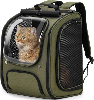 Pecute Cat Backpack Carrier, Large Space Cat Bubble Backpack