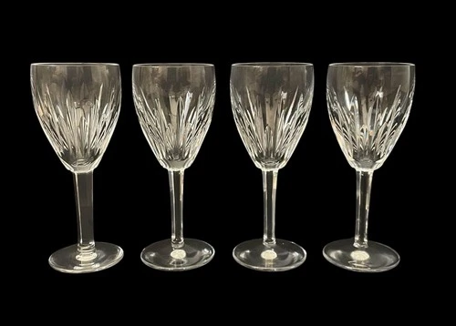 Waterford Crystal CARINA Vintage Claret Wine Glasses 7 1/8 " Set of 4