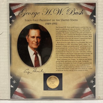 US Postal Society George H. W. Bush Forty-First President of the United States