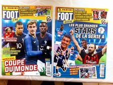 Lot 2 Magazines Panini Foot Mag (Spécial Coupe du Monde 2018 + Serie A)