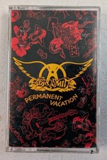 Aerosmith Permanent Vacation Cassette Tape 1987