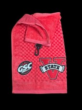 Valdosta State University Golf Towel / (6in x 22in) Cotton 48k Stitches
