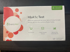 EverlyWell HbA1c Test Kit At-Home Diabetes Blood Sugar Hemoglobin A1C New Sealed