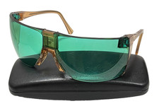 Vintage AMERICAN OPTICAL AO S2 Z87 Safety Rectangular Wrap Sunglasses RARE