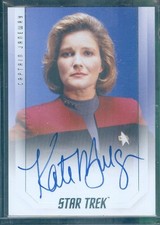 Star Trek 50th Anniversary Kate Mulgrew Captain's Autograph Card