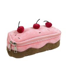 Estuche para lápices de peluche Sweet Cherry Cake | Mantén tu papelería organizado