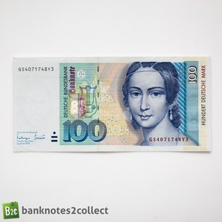 ALEMANIA: Billete de 1 x 100 marcos alemanes.