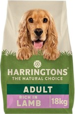 Harringtons Complete Dry Adult Dog Food Lamb & Rice 18kg - Made with All Natura 2.23 per kilo
