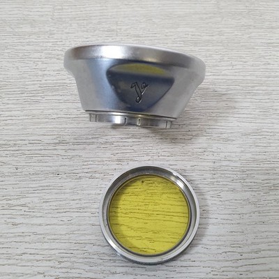Voigtländer 310/32 Gegenlichtblende mit 301/32 Gelbfilterobjektiv - B26