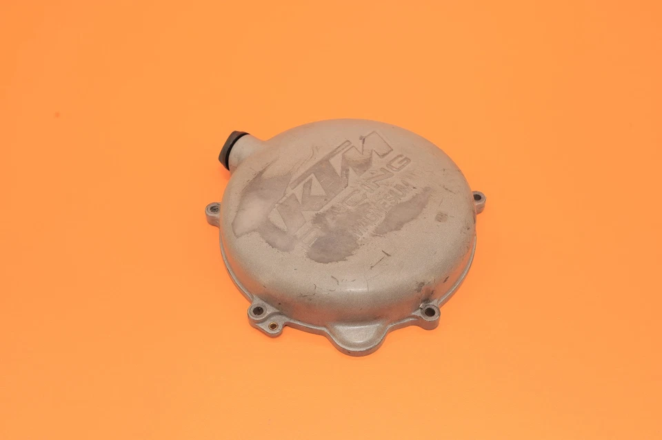 04-07 KTM 300 XC 300XC 2006 OEM cubierta de embrague exterior tapa del cárter del motor derecho Foto 3 de 4