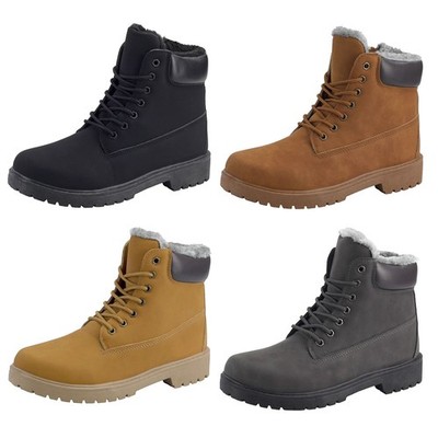Herren Stiefel Winter Boots Winterstiefel Warm Gefüttert Stiefelette Winterschuh