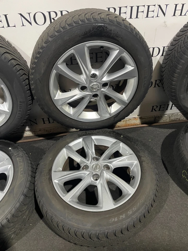 4x Orgi. Opel Corsa F Kompletträder Winter Alu-Felgen 6,5x 16zoll 4x108 ET38 J - Bild 4 von 4