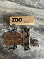 ZOO Bronze ZHSS243R PVDBZ Grade 13 Ball Bearing Fire Door Hinge 102x76x3 New 4"