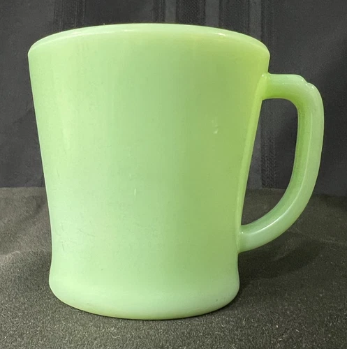 Vintage Jadite Fire King Mug D Handle Oven Ware